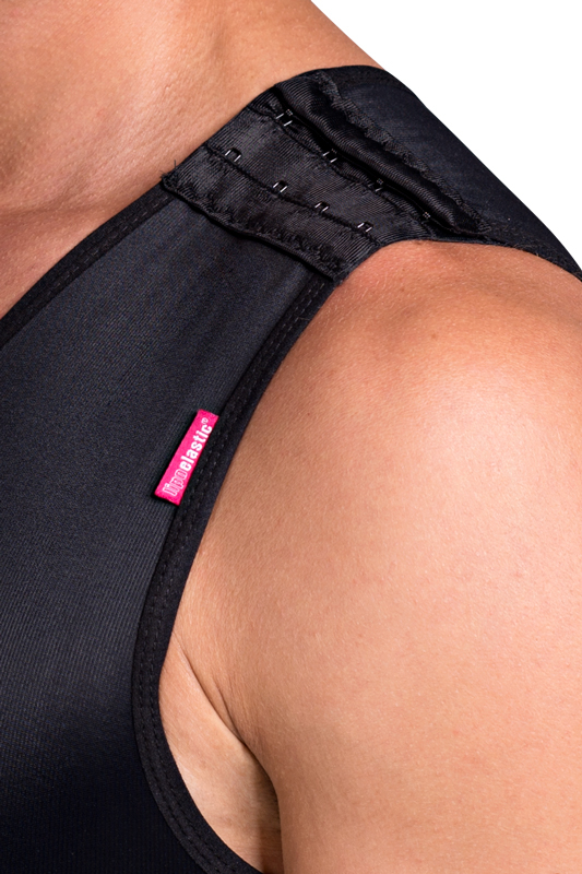 MGmm Comfort | Postoperativer Kompressionbody ärmellos für Herren | Ansicht 6 | schwarz