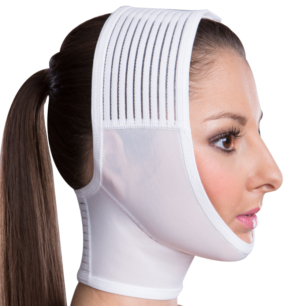 FM extra | Postoperative Gesichtsbandage | Ansicht 3 | weiβ