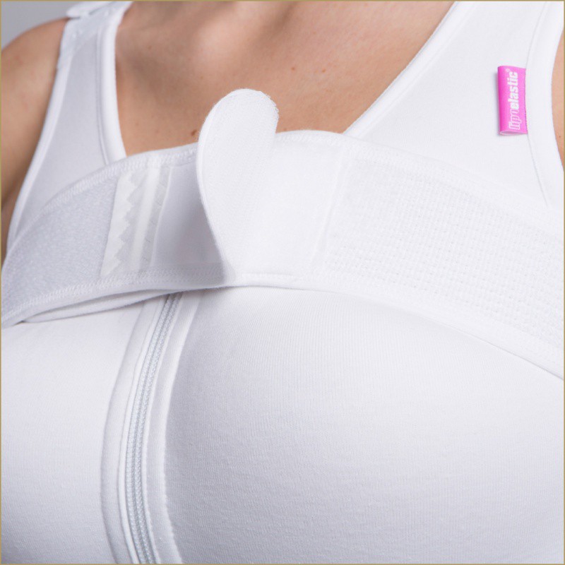 PS special | Postoperativer Kompressions-BH mit Brustband | Ansicht 5 | weiβ