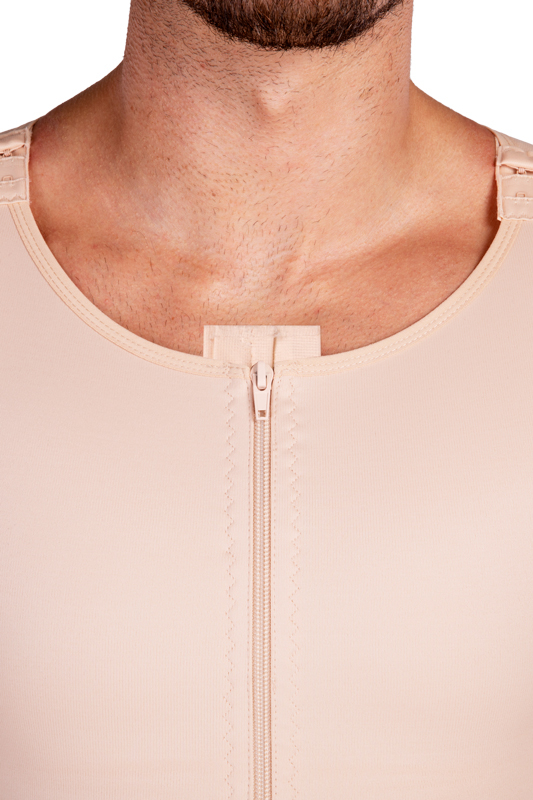 MTmL Comfort | Postoperative Kompressionsweste ärmellos für Herren | Ansicht 4 | beige