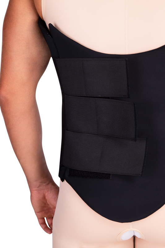 KPad 4D | Postoperativer Bauchgurt mit Schaumstoffeinsatz | Ansicht 3 | schwarz