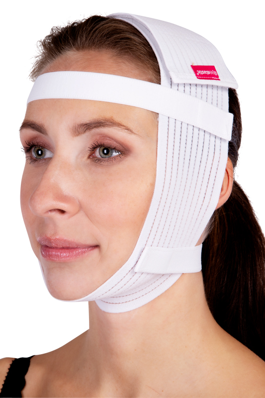 FM 01 | Postoperative Gesichtsbandage | Ansicht 1 | weiβ