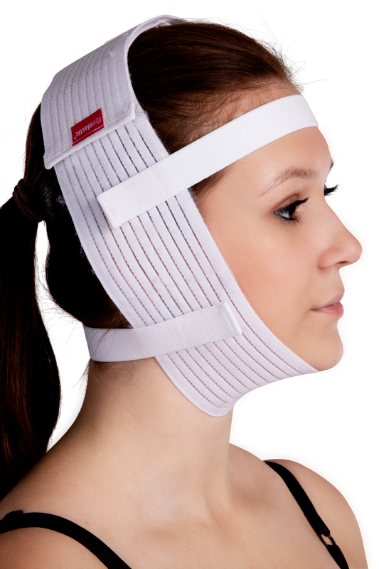 FM 01 | Postoperative Gesichtsbandage | Ansicht 3 | weiβ