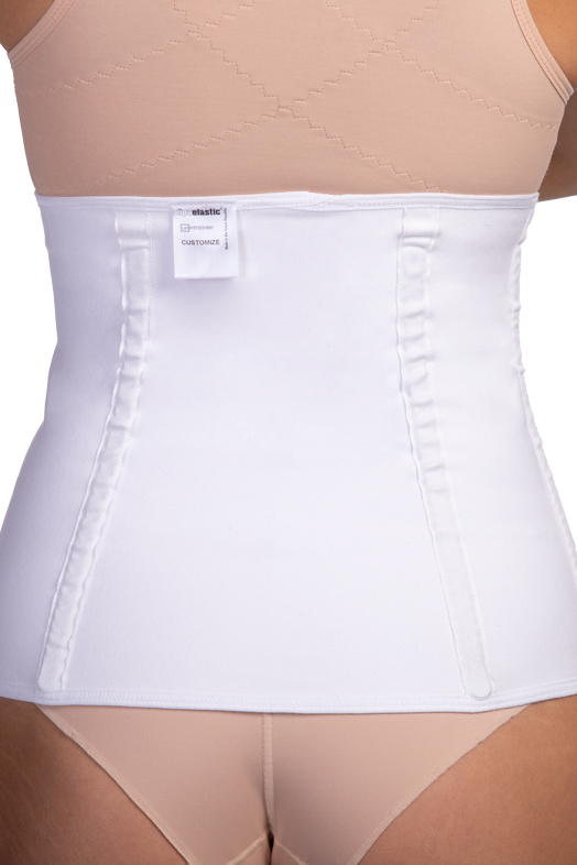 KP soft | Postoperativer Kompressionsbauchgurt | Ansicht 3 | weiβ
