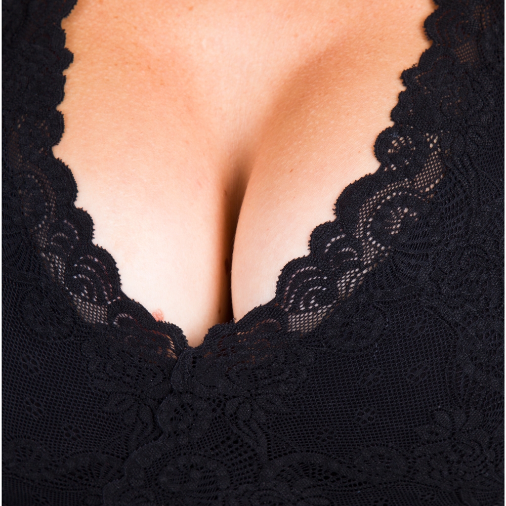 PI premium | Eleganter Kompressions-BH mit Spitze | Ansicht 7 | weiβ