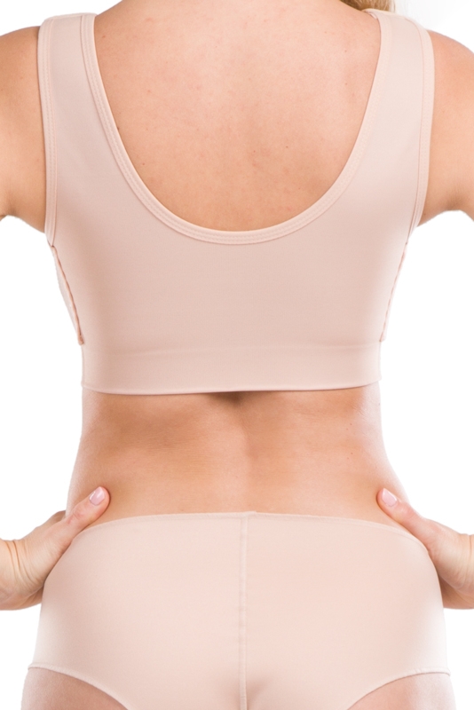 PS ideal | Postoperativer Kompressions-BH mit Brustband | Ansicht 3 | beige