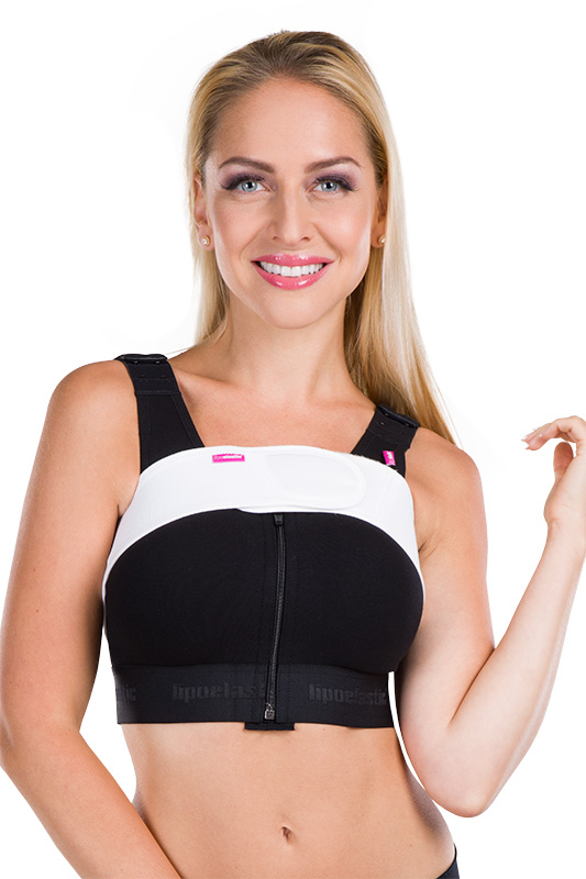 SI formed | Postoperativer Brustband - ergonomisch geformt | Ansicht 1 | weiβ