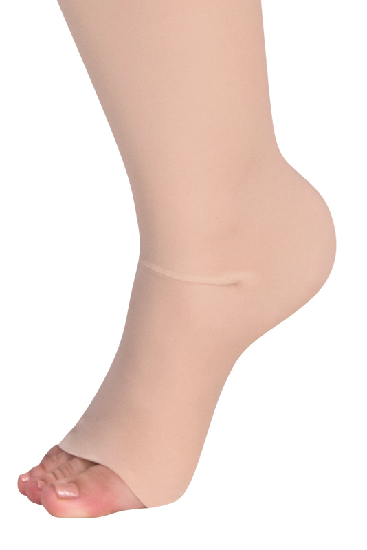 TBfLg Variant | Postoperative Kompressionshose mit Fußteil | Ansicht 3 | beige