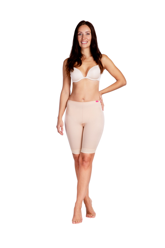TF Comfort | Postoperative Kompressionshose oberhalb des Knies | Ansicht 1 | beige
