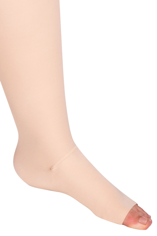 VBfLg Variant | Postoperative Kompressionshose mit Fußteil | Ansicht 4 | beige