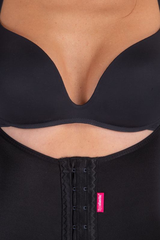 VF body BBC Variant | Postoperative Kompressionshose mit leichter Gesäßabdeckung | Ansicht 2 | schwarz