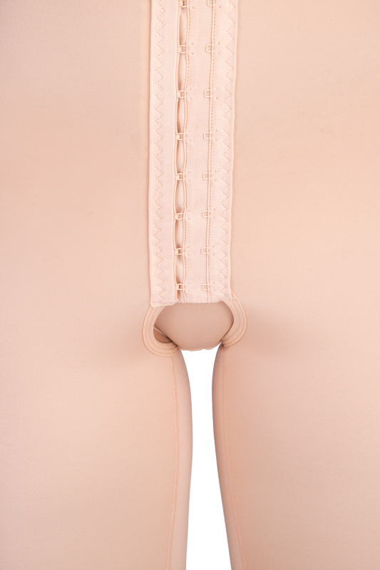 VF body BBO Variant | Postoperative Kompressionshose mit offenem Gesäß | Ansicht 3 | beige
